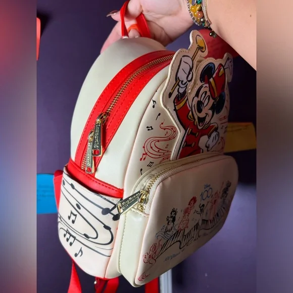Collectible ‘100 Years of Magic & Wonders’ Disney Anniversary Loungefly Backpack - Picture 5 of 6